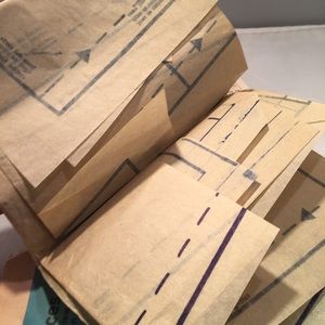 Lot‎ of pattern paper ephemera